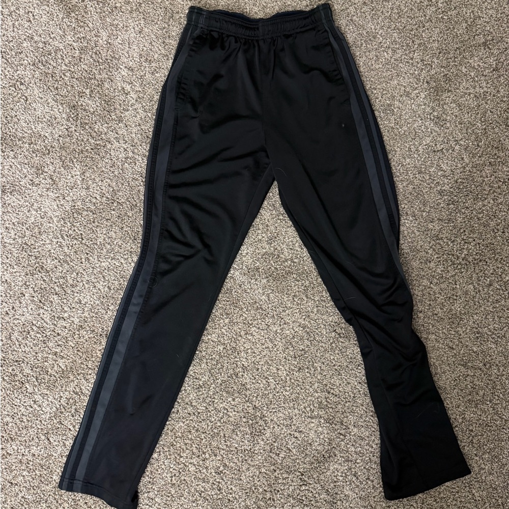 Black adidas joggers